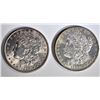 Image 1 : 1896 & 1900 CH BU MORGAN DOLLARS