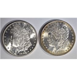 1882-S & 1883-O CH BU MORGAN DOLLARS