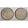 Image 2 : 1889 AU & 1891 XF scratches MORGAN DOLLARS