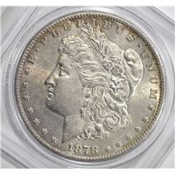 1878-S MORGAN DOLLAR, CH BU