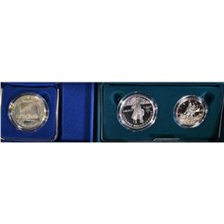 PAIR OF COMMEMORATIVE SETS: