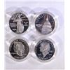 Image 1 : 4 - COMMEMORATIVE SILVER DOLLARS: