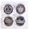 Image 2 : 4 - COMMEMORATIVE SILVER DOLLARS: