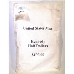MINT SEWN BAG OF 2009 KENNEDY HALF DOLLARS