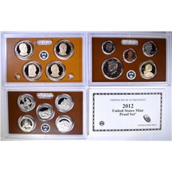 2012 U.S. PROOF SET IN ORIGINAL PACKAGING