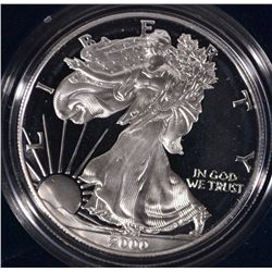 2000 PROOF SILVER AMERICAN EAGLE