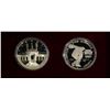 Image 1 : 1983 & 84 PROOF OLYMPIC COMMEM DOLLAR SET