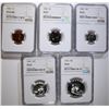 Image 1 : 1962 U.S. PROOF SET, ALL COINS NGC PR-67
