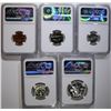 Image 2 : 1962 U.S. PROOF SET, ALL COINS NGC PR-67