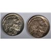 Image 1 : 1919 & 1920 BUFFALO NICKELS, CH BU