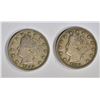Image 1 : 1890 & 1893 VF+ LIBERTY NICKELS