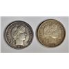 Image 1 : 1909 & 1910 XF BARBER DIMES