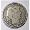 Image 1 : 1907-S BARBER HALF DOLLAR, VG/F