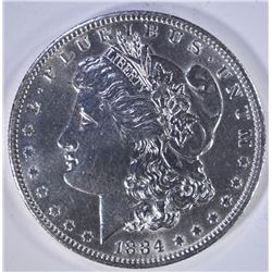 1884-O MORGAN DOLLAR CH BU CLEANED