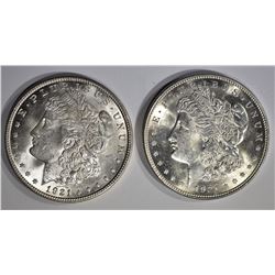 2-1921 CH BU MORGAN DOLLARS