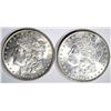 Image 1 : 1888 & 1890 MORGAN DOLLARS CH BU