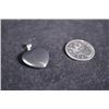 Image 3 : Titanium Pendant in a Heart Shape