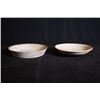 Image 1 : Two Small Celedon-Glazed Plates. Repair on One of the Plates.