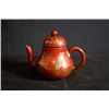 Image 1 : Gilt-Decorated Lacquer Yixing Teapot in a Pear Shape