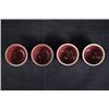 Image 2 : A set of four export sacrificial red glaze cups.