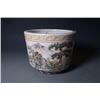 Image 1 : A small Qian Jiang Cai "Landscape", "Wang Qi" mark jar.