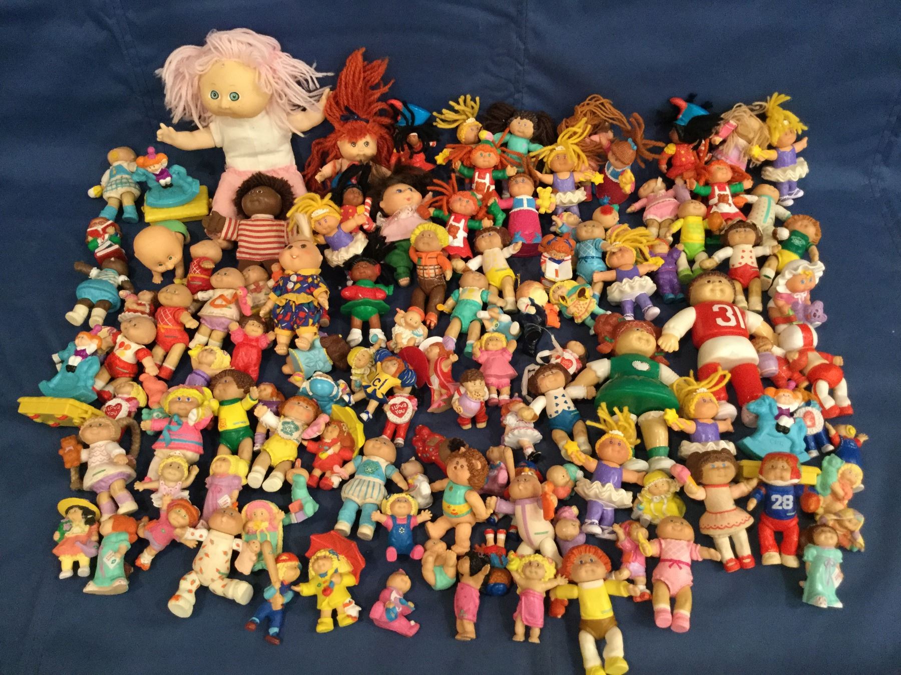 Cabbage Patch Figurines lot of over 100 pieces