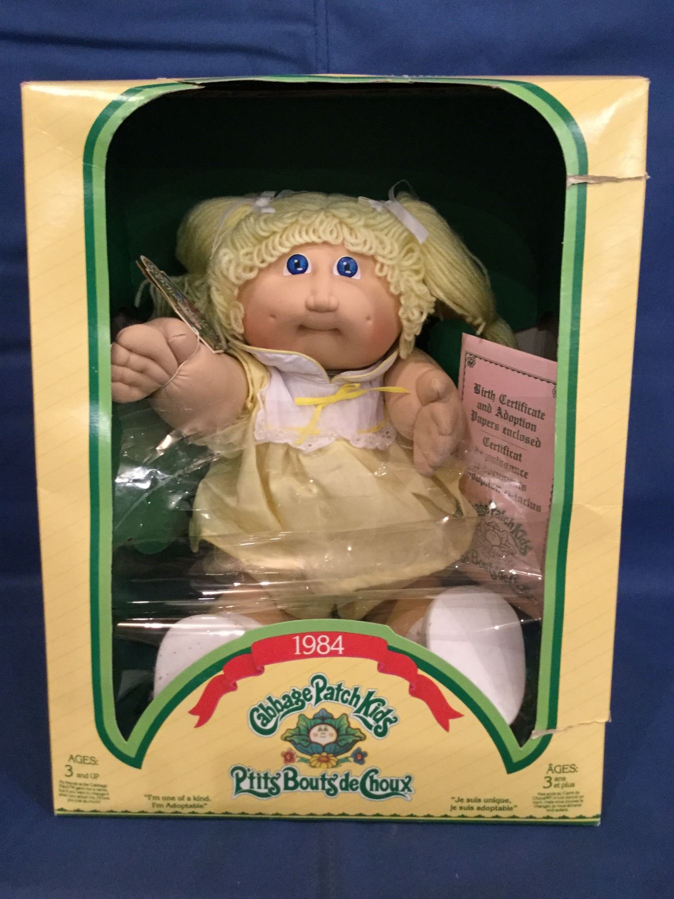 1984 cabbage patch doll in box value