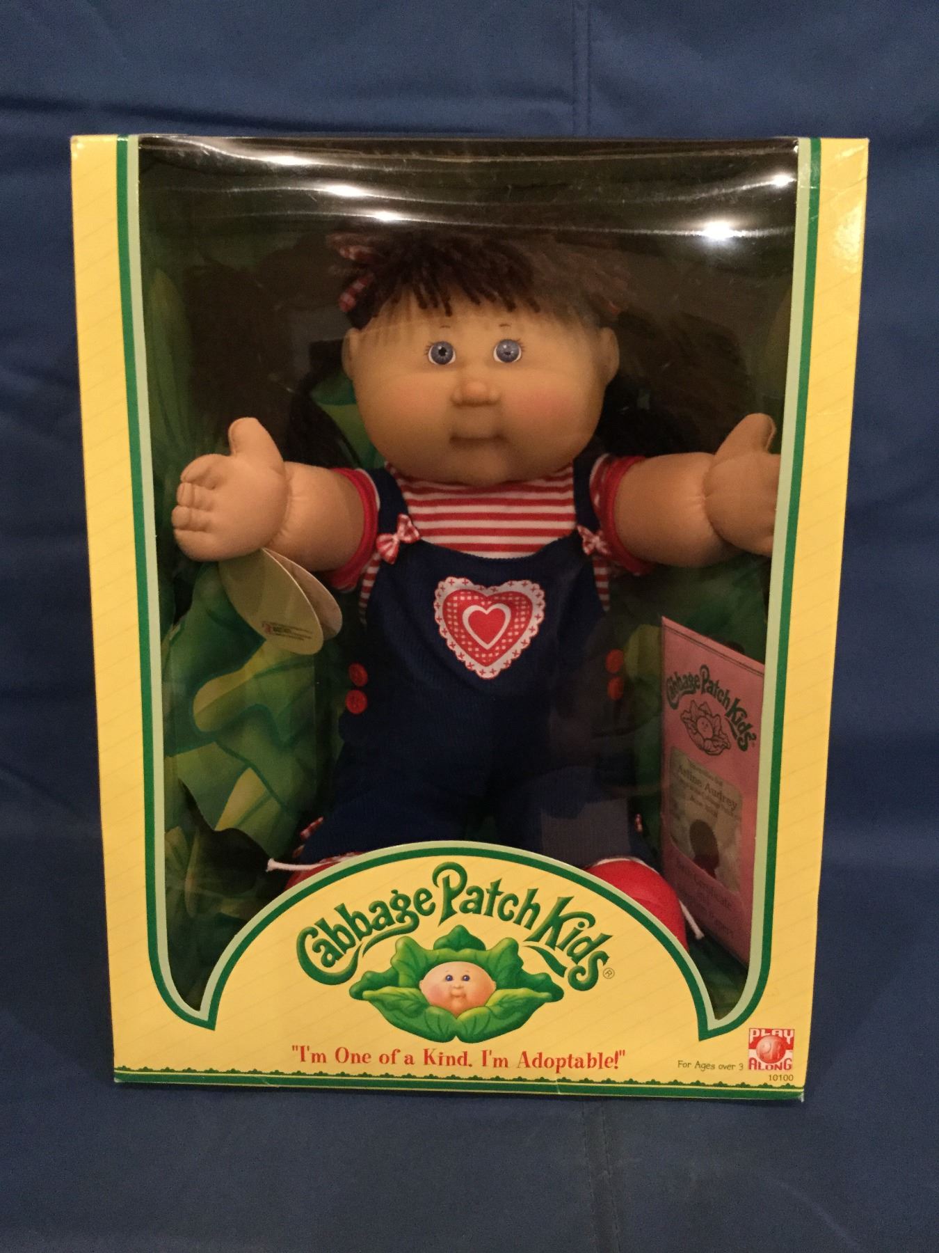 Cabbage Patch Kids box with doll and certificate Arline Audrey