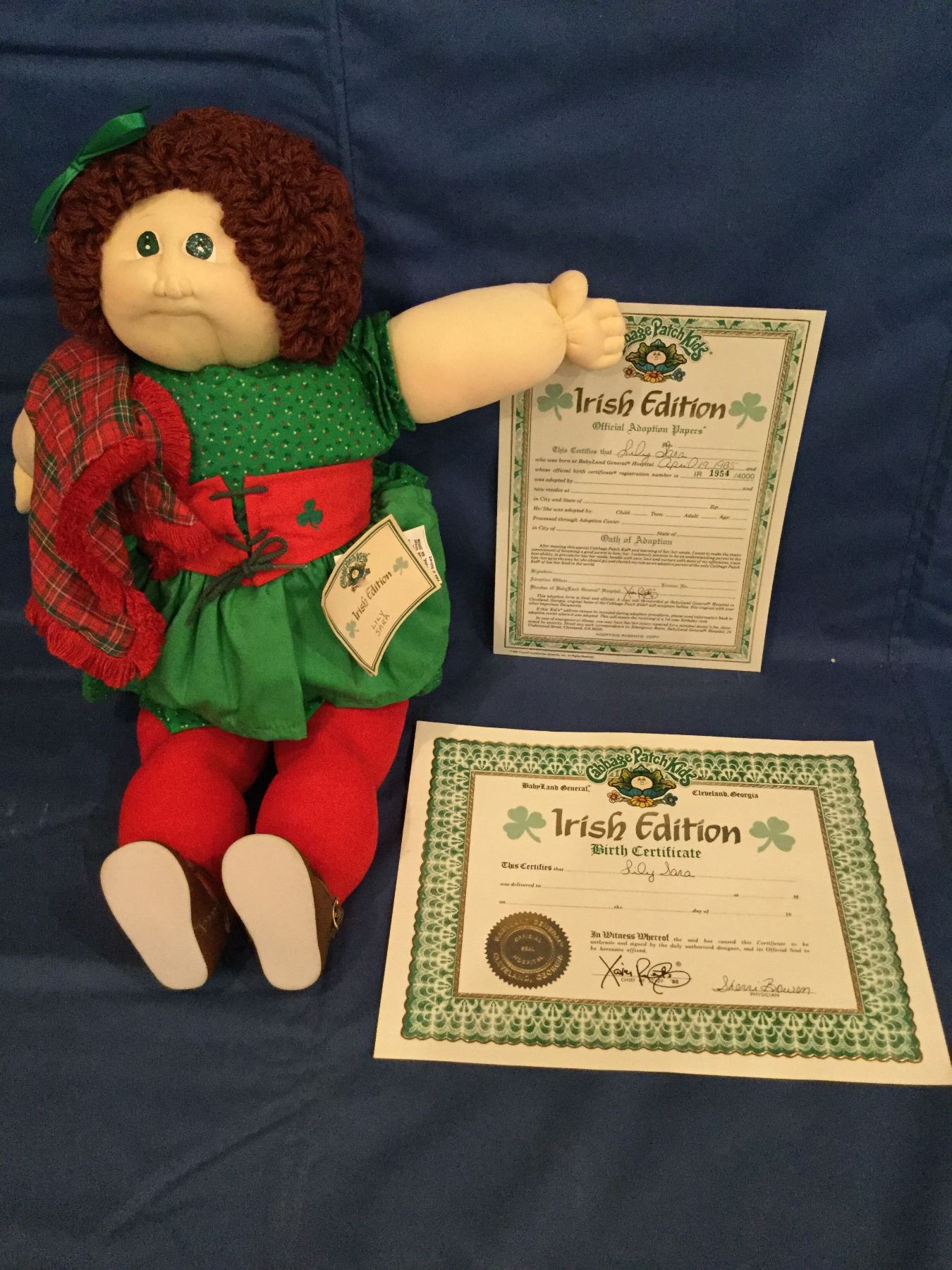 cabbage patch doll soft sculpture