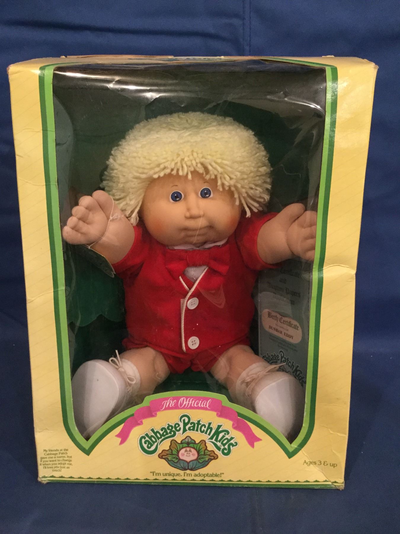 cabbage patch red fuzzy