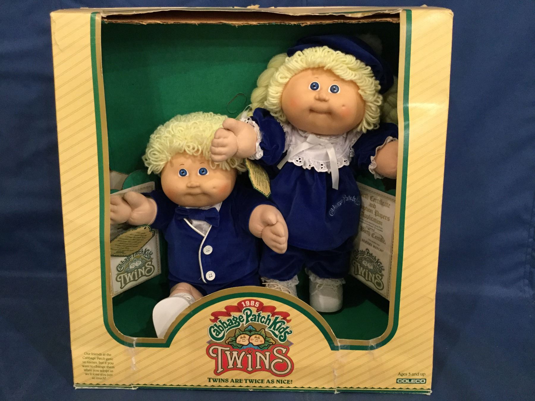 Cabbage Patch Kids Limited Edition Twins box with dolls and ...