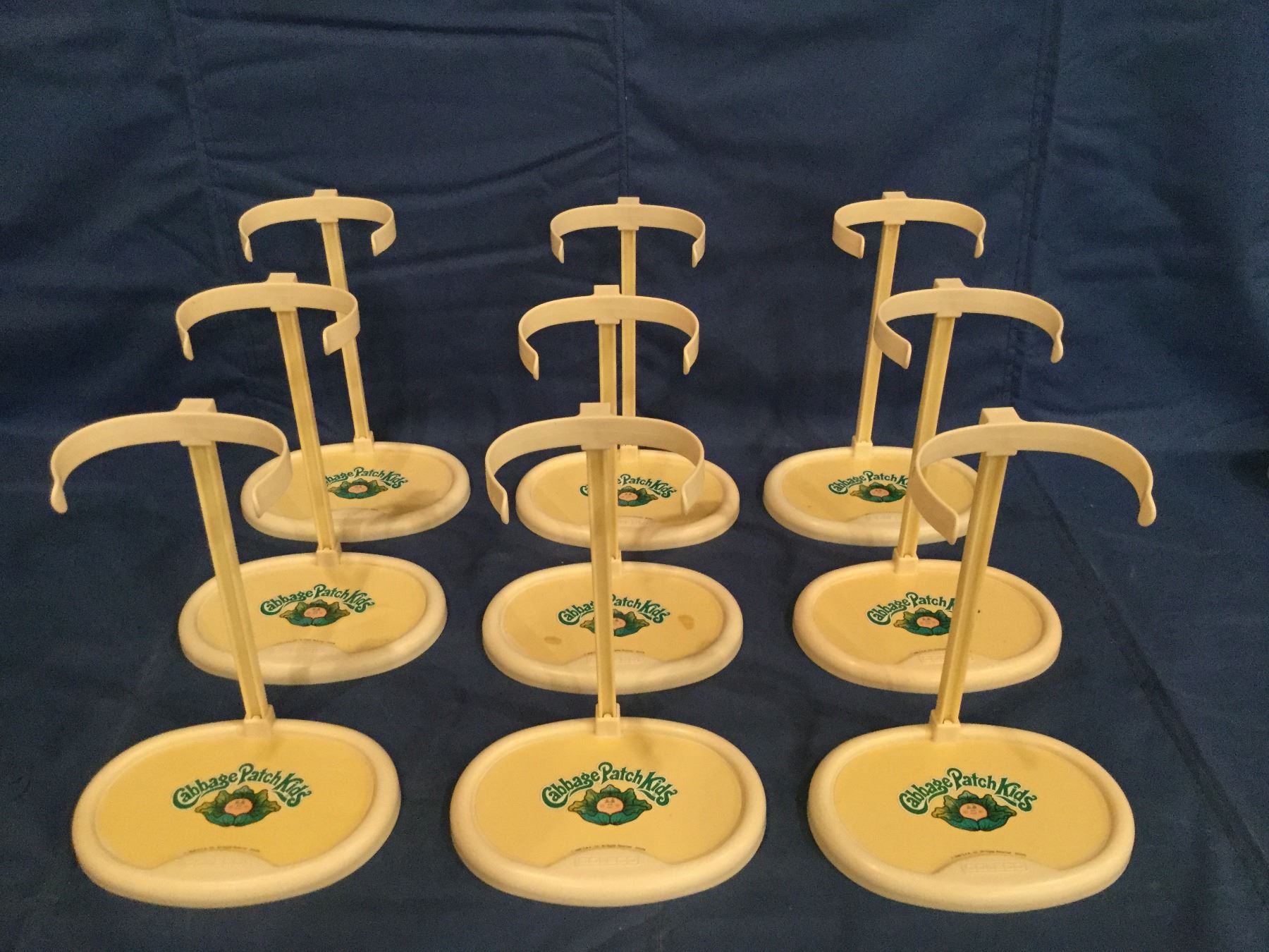 Lot of Cabbage Patch Kids Doll Stands