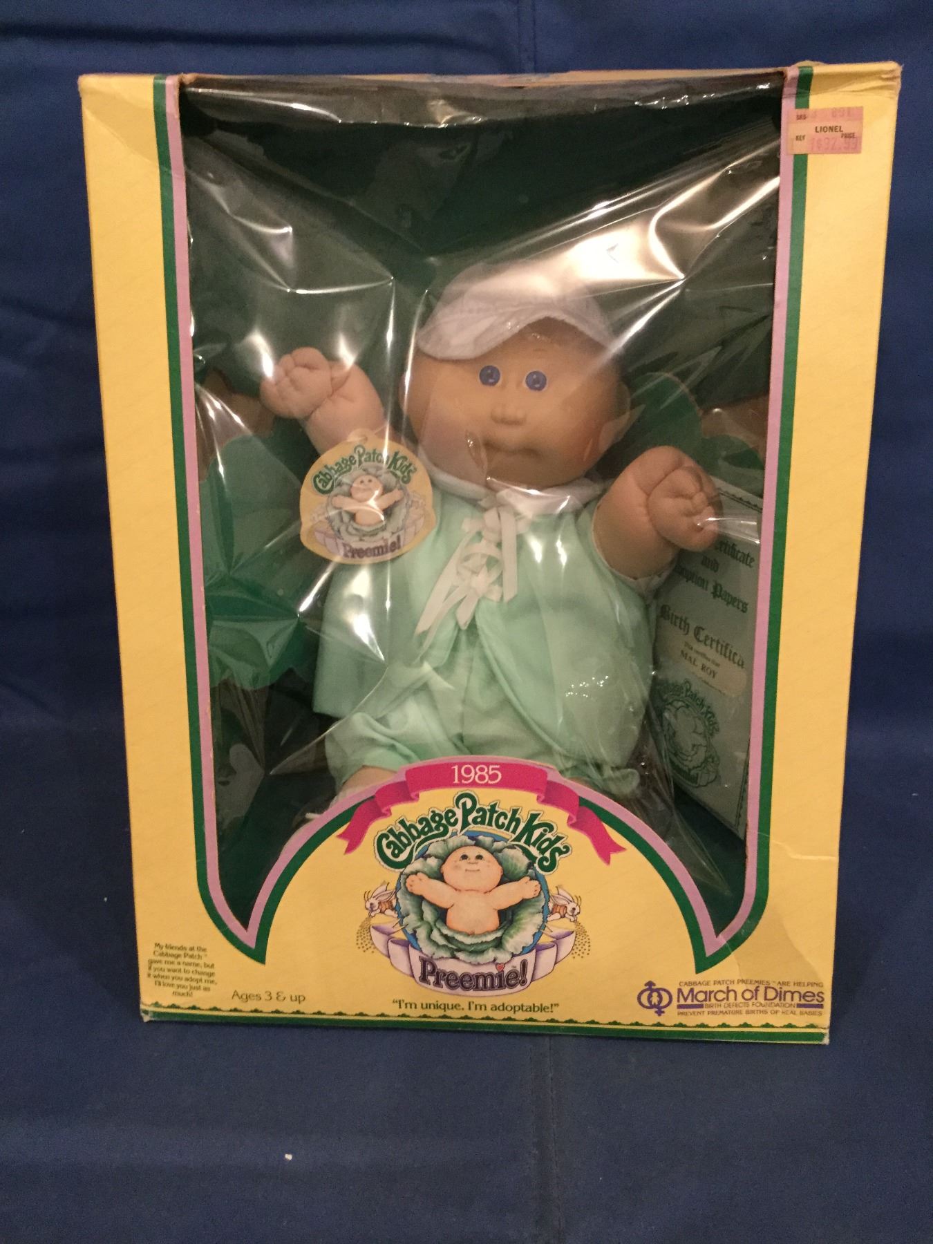 1985 cabbage patch preemie march of dimes