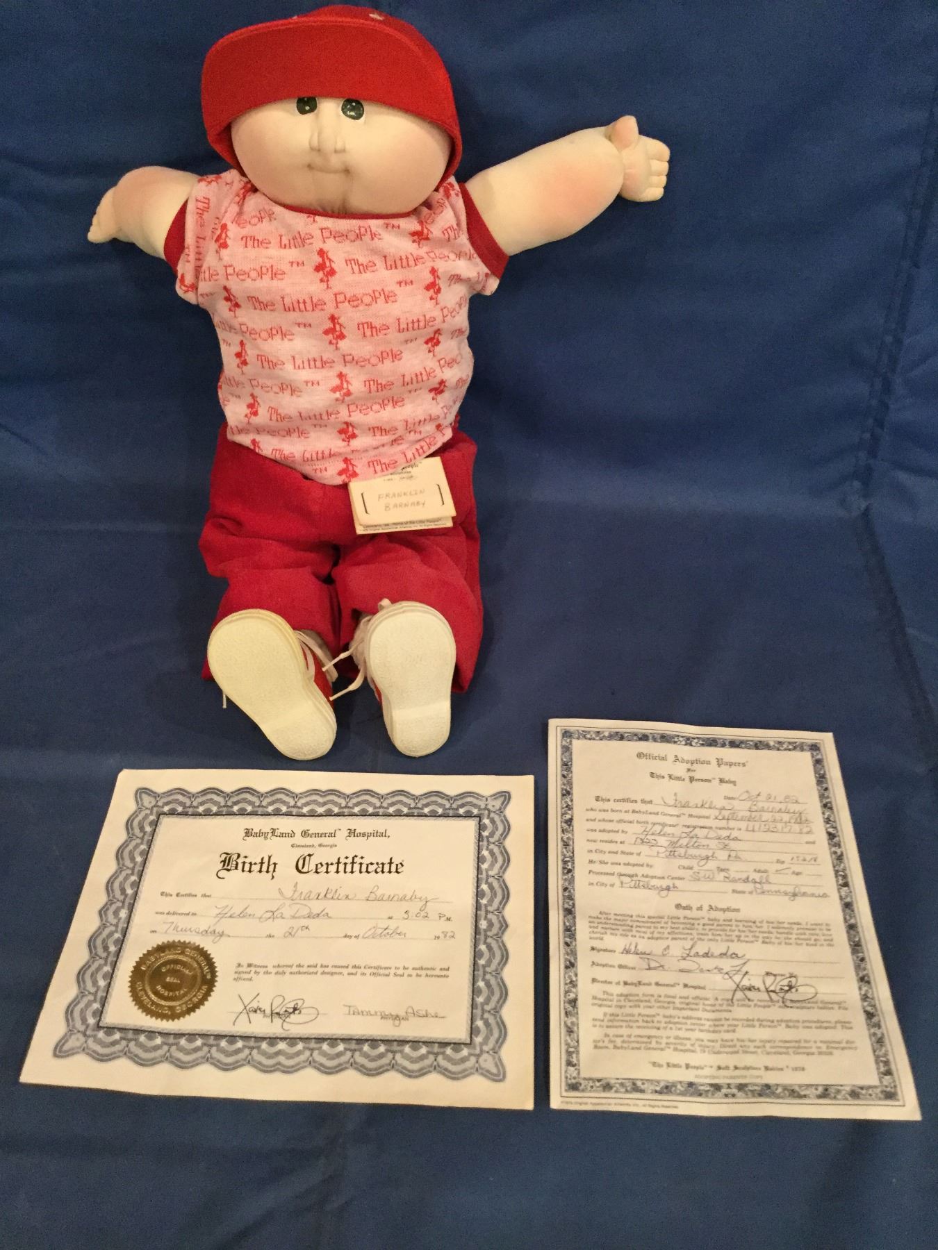 cabbage patch doll soft sculpture
