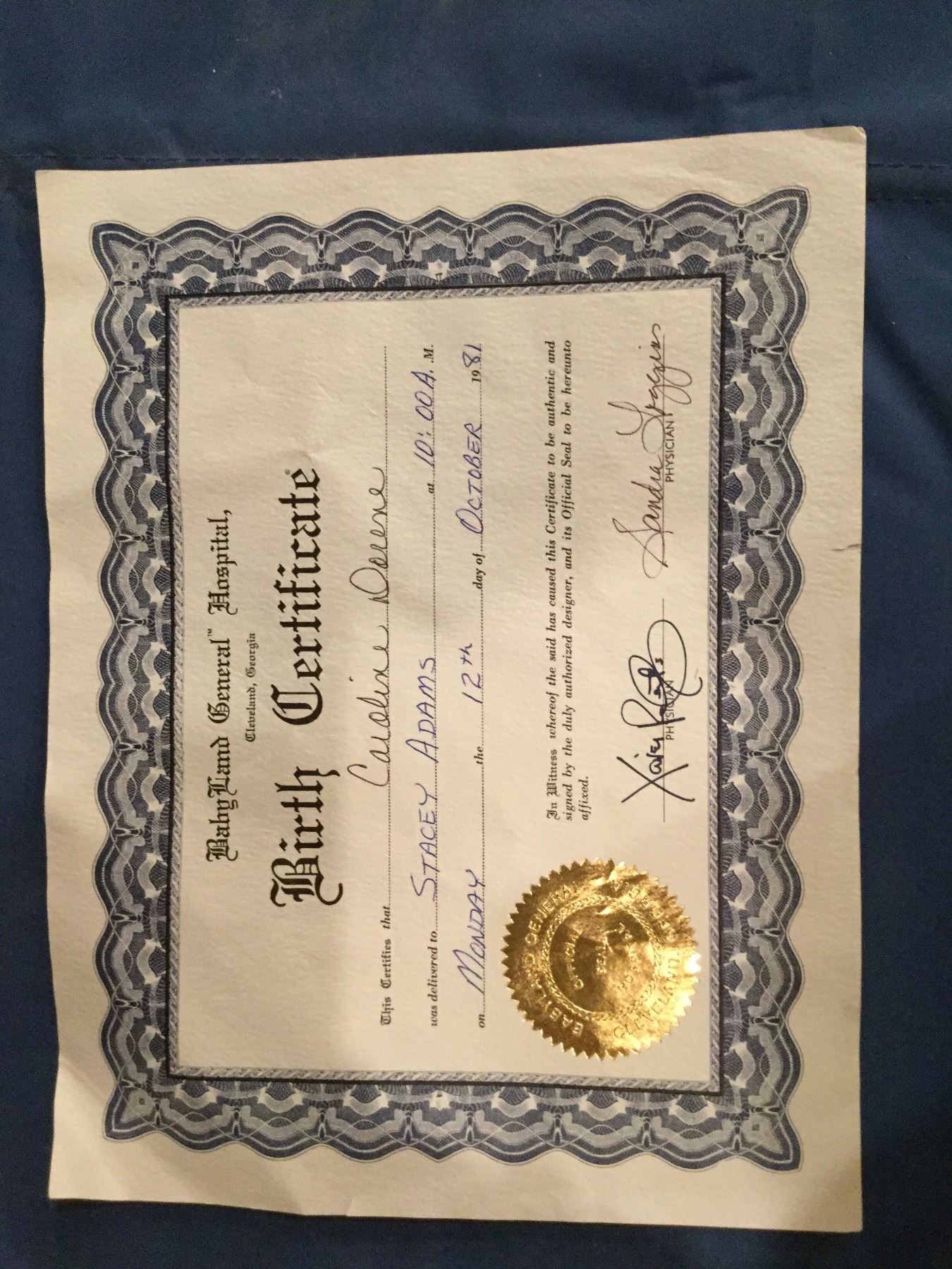 1981 cabbage patch doll