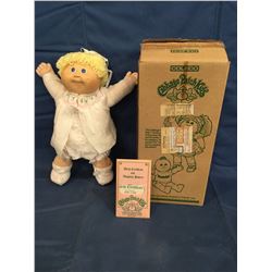 Cabbage Patch Kids box with doll and a certificate Edie Lynn