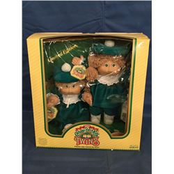 Cabbage Patch Kids Limited Edition Twins box  with dolls and certificates "Maria Camille & Paige Dar