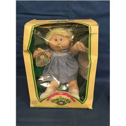 Cabbage Patch Kids box with doll and a certificate Lorna Fronia in a 1985 box.