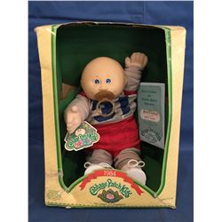 1984 Cabbage Patch Kids  Box with doll with certificate Brett Parry