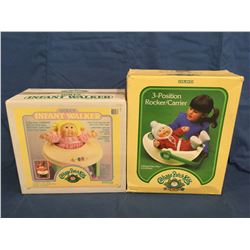 Cabbage Patch Kids     Walker and 3 Position Carrier MIB
