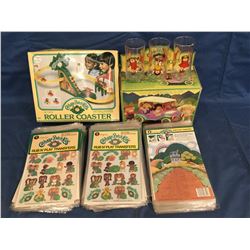 Large Lot of Cabbage Patch Kids Items Over 150 Pieces  MIB "Roller Coasteer" MIB "Musical Buggie and