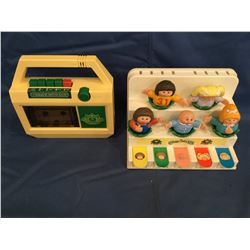 Cabbage Patch Kids "Jump Up Musical Piano" and Tape Player