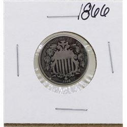 1866 Shield Nickel Coin