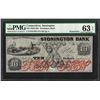 Image 1 : 1850s-60s $10 Stonington Bank Connecticut Obsolete Note PMG Choice Uncirculated