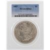 Image 1 : 1887 $1 Morgan Silver Dollar Coin PCGS MS63