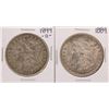 Image 1 : Lot of 1899-O & 1889 $1 Morgan Silver Dollar Coins