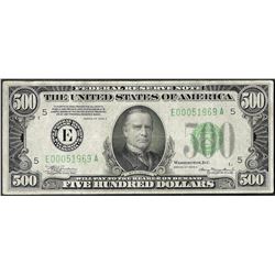 1934A $500 Federal Reserve Note Richmond