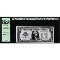1928B $1 Funnyback Silver Certificate Note Fr.1602 PCGS Very Choice New 64PPQ