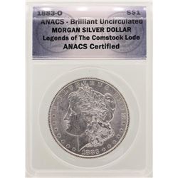 1883-O $1 Morgan Silver Dollar Coin ANACS Brilliant Uncirculated