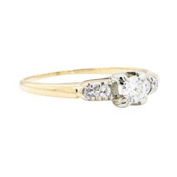 14KT Yellow Gold and White Gold 0.27 ctw Diamond Ring
